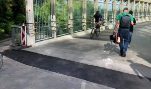 Skywalk Lösung der Entwässerung Ende der Stolperfalle