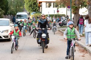 Bici-Bus Döbling (C) Andrea Leindl, Radeln in Döbling