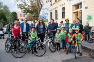 Bici-Bus Döbling (C) Andrea Leindl, Radeln in Döbling